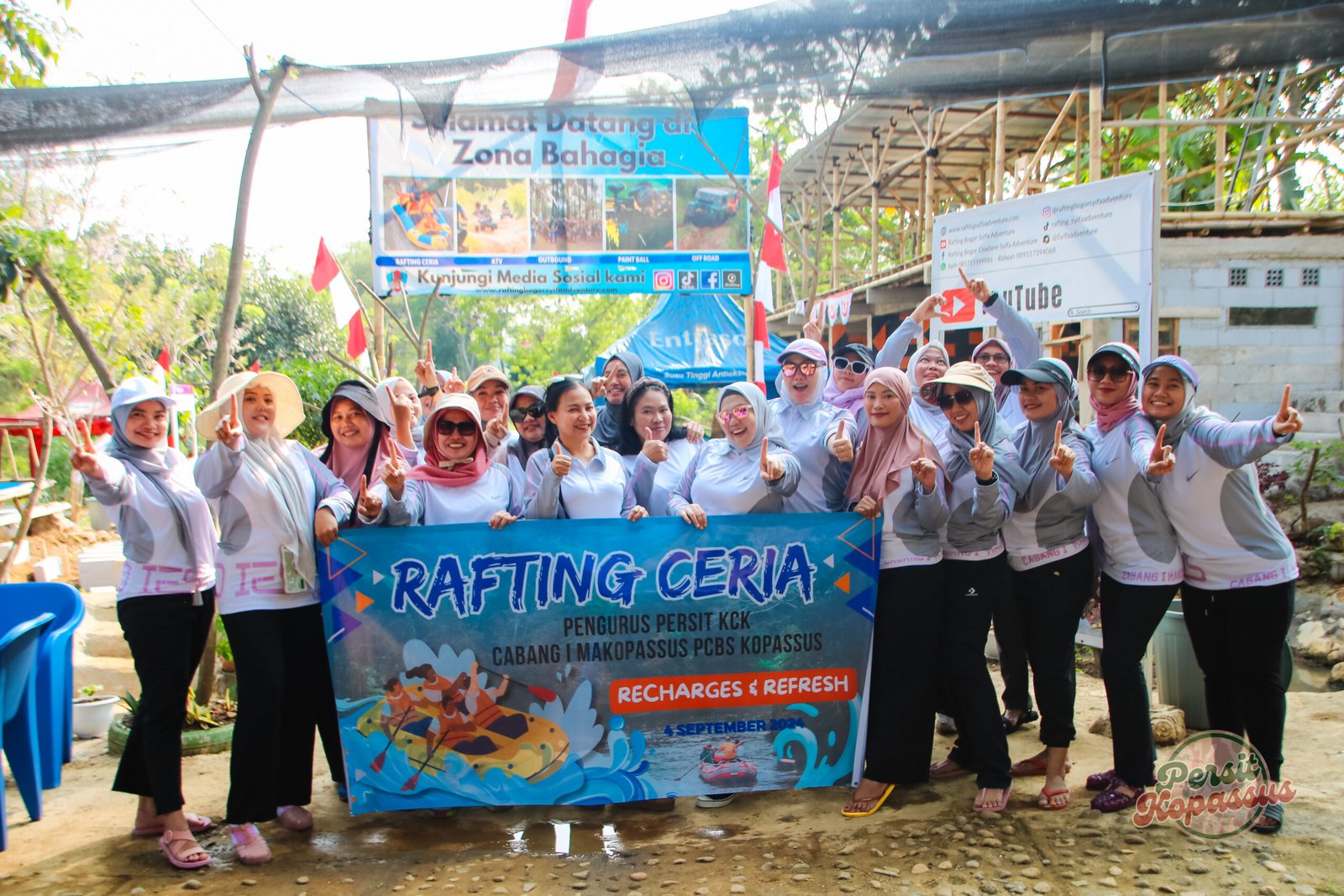 Rafting di Sungai Cisadane Bogor