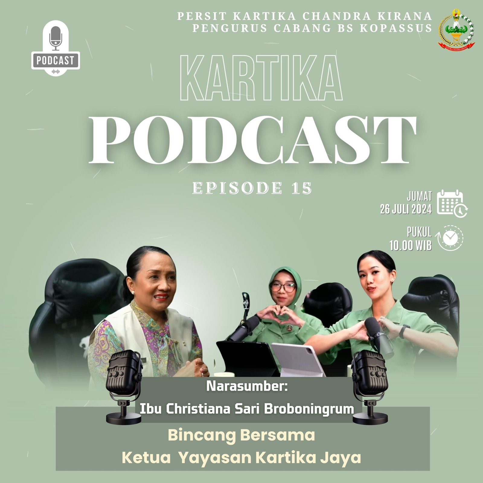 Kartika Podcast Episode 15 Bincang Bersama Ketua Yayasan Kartika Jaya