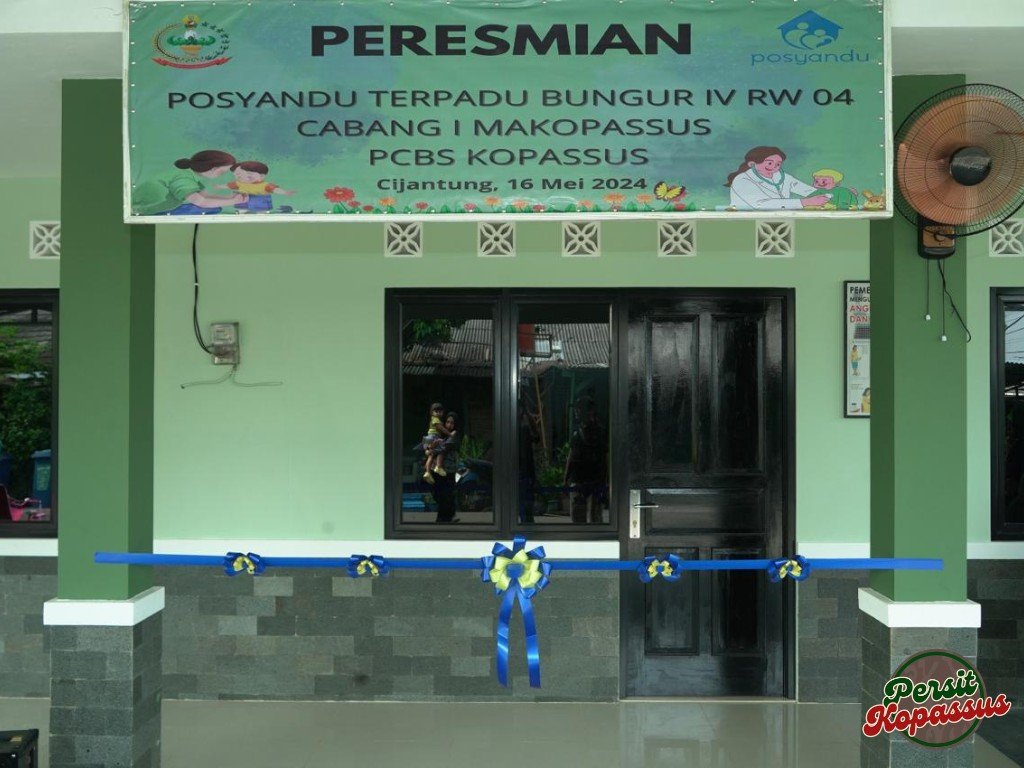 Peresmian Posyandu Terpadu Bungur IV Kopassus Cabang I Makopassus PCBC Kopassus