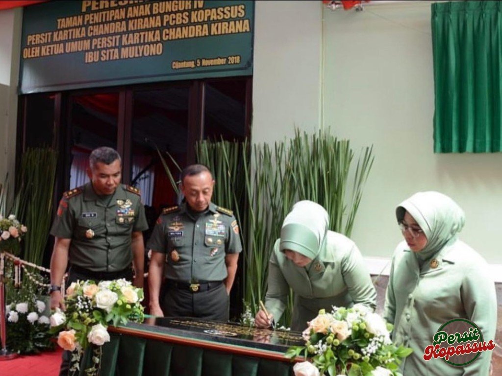 Peresmian Taman Penitipan Anak Kopassus