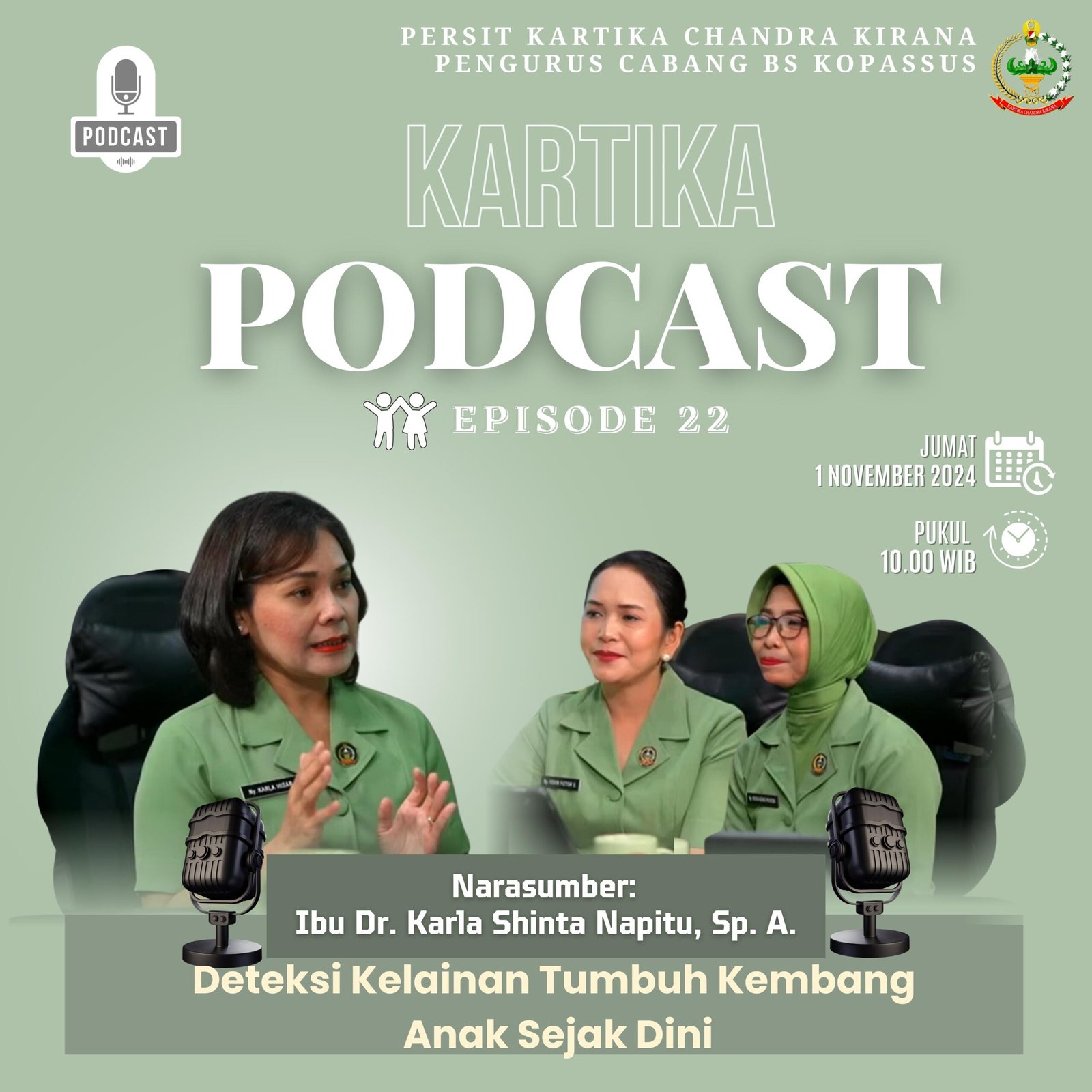 Kartika Podcast Episode 22 : Deteksi Kelainan Tumbuh Kembang Anak Sejak Dini