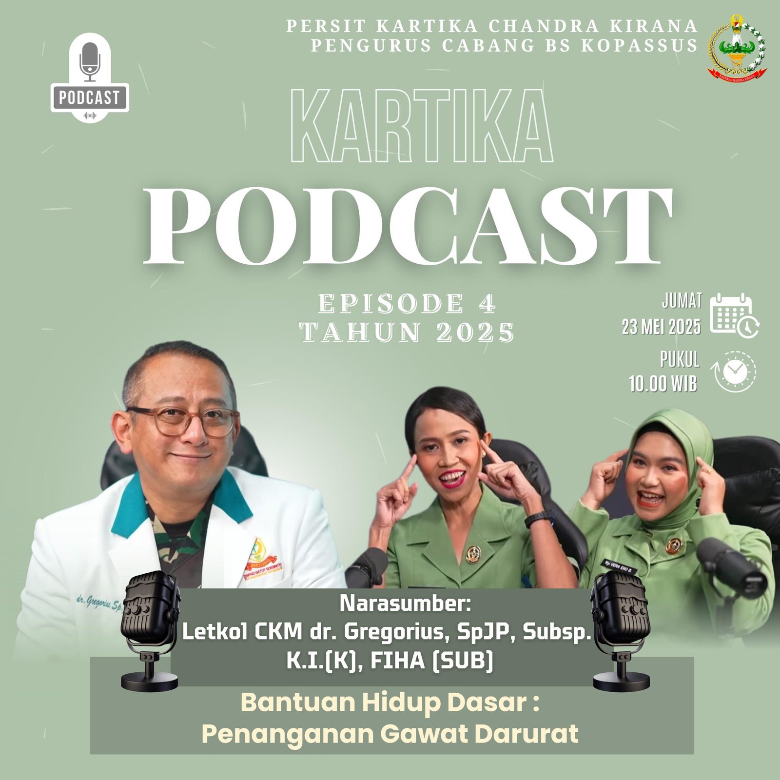 Kartika Podcast Episode 4 Bagian Hidup Dasar: Penanganan Gawat darurat