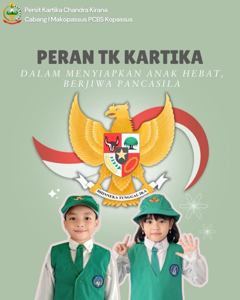 Peran TK Kartika Dalam Menyiapkan Anak Hebat, Berkarakter Pancasila