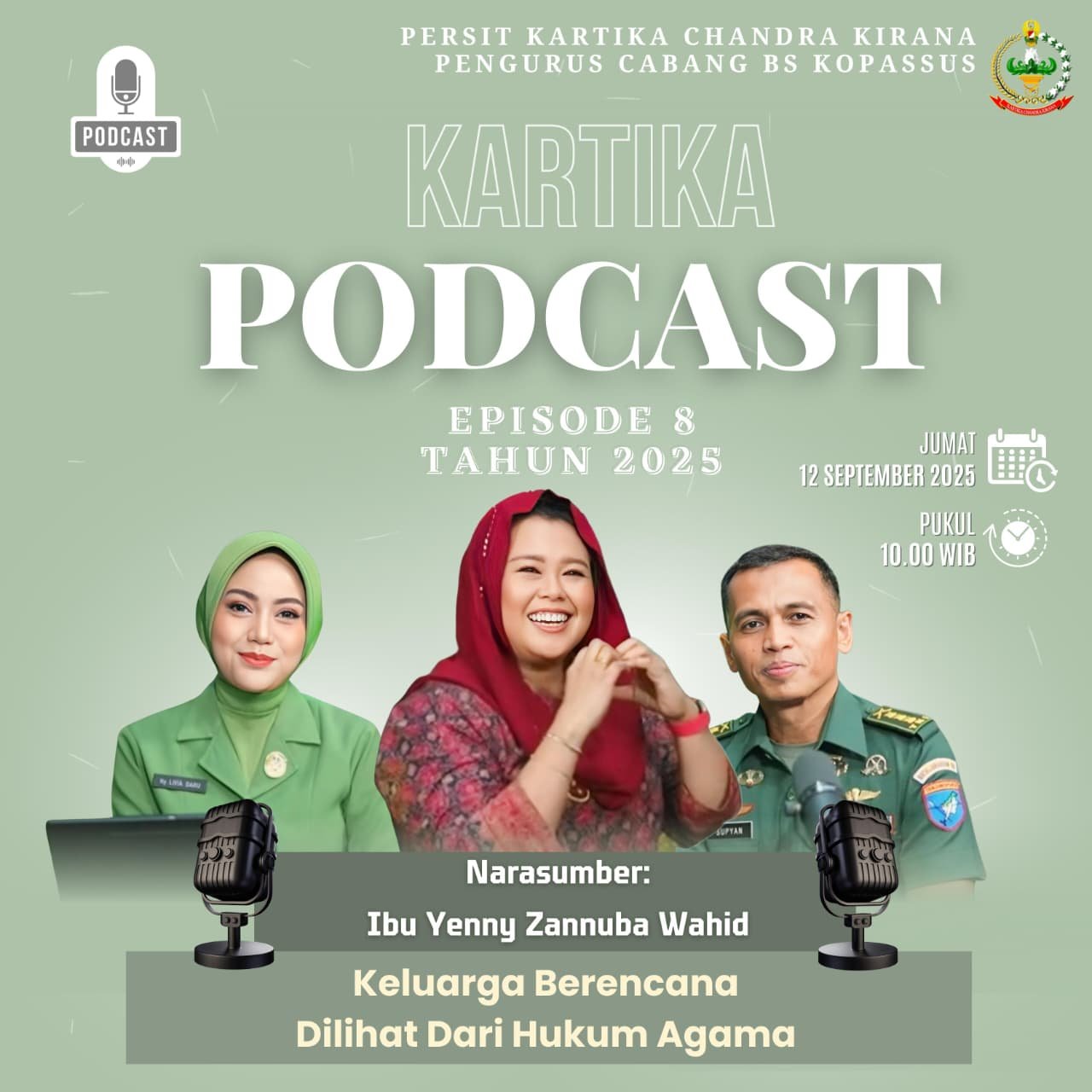 Kartika Podcast Episode 8 : Keluarga Berencana Dilihat Dari Hukum Agama